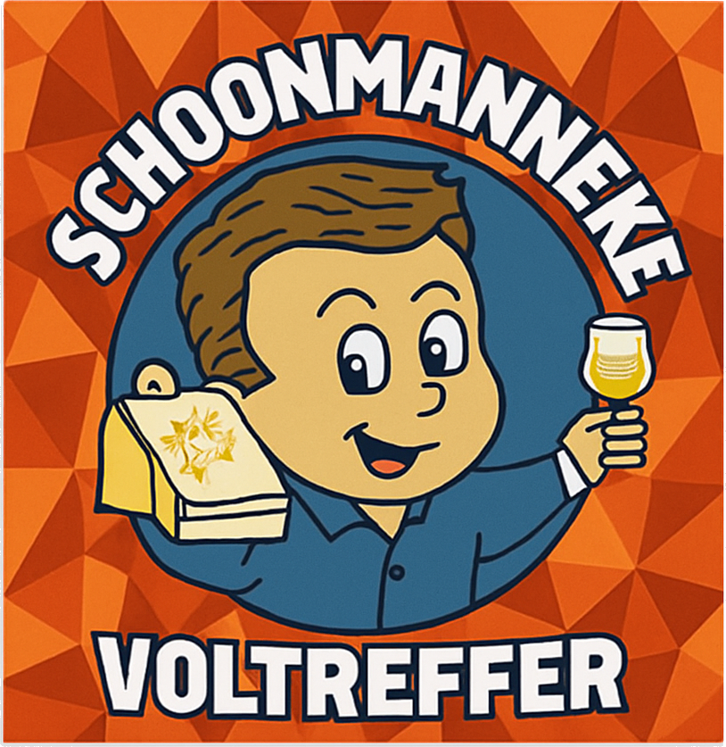 Etiket van Schoonmanneke Voltreffer
