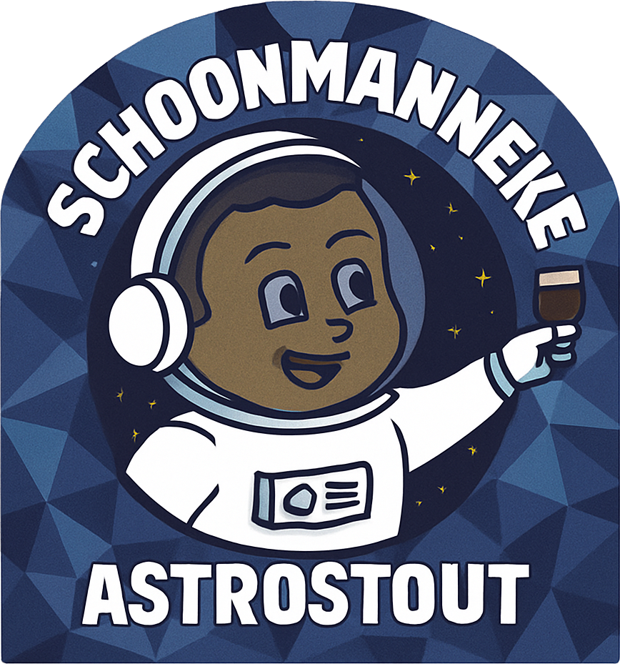 Etiket van Schoonmanneke Astrostout