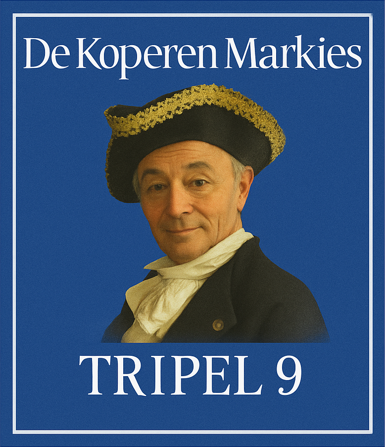 Etiket van De Koperen Markies Tripel 9
