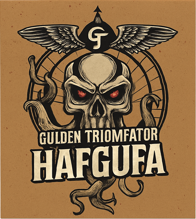 Etiket van Gulden Triomfator Hafgufa