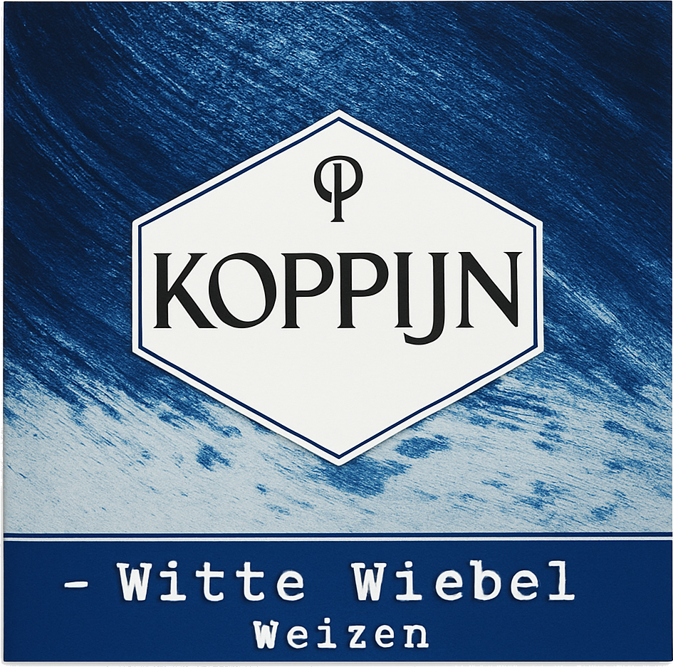 Etiket van Koppijn Witte Wiebel