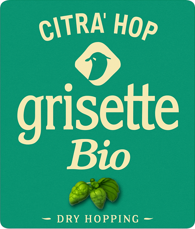 Etiket van Grisette Bio Citra Hop