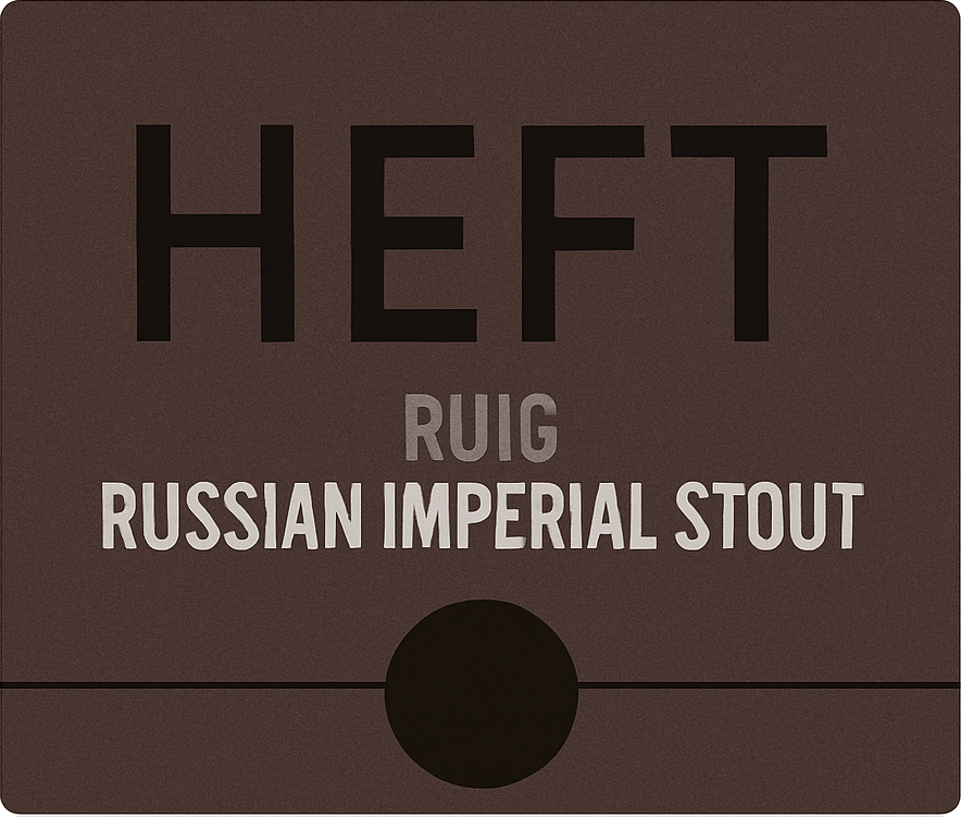 Etiket van Heft Ruig RIS