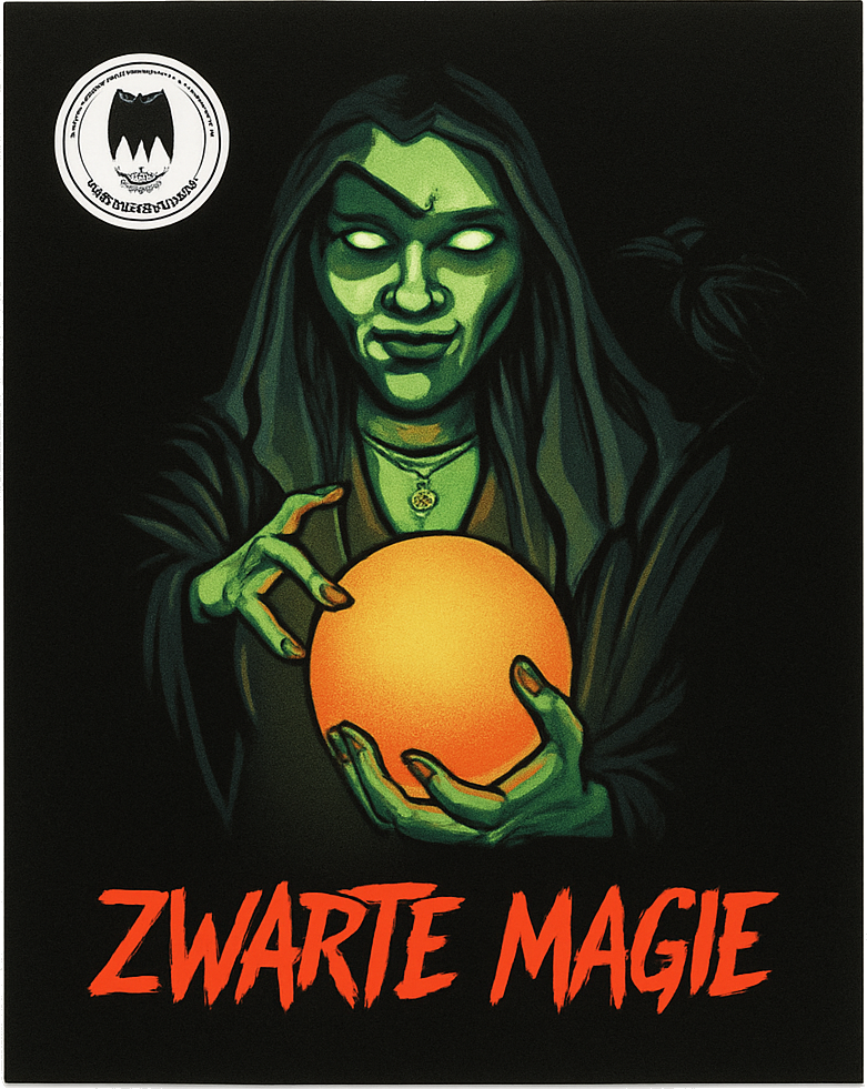 Etiket van Engelbertus Zwarte Magie