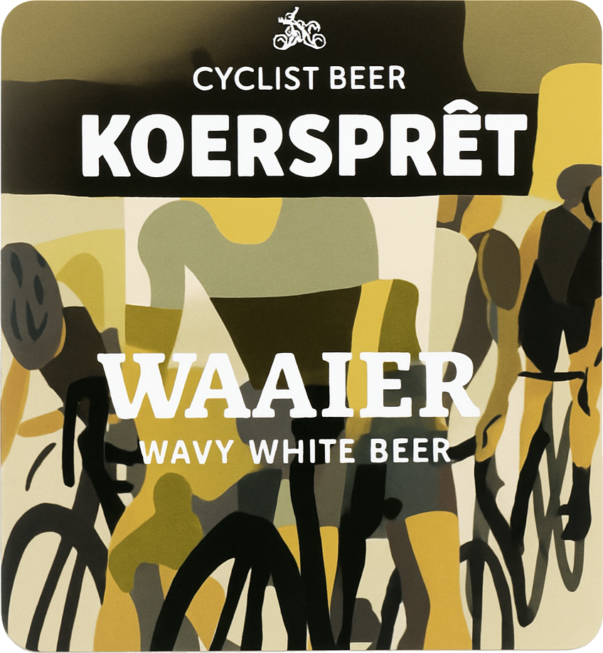 Etiket van Koerspret Waaier