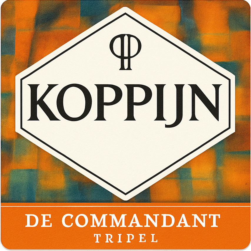 Etiket van Koppijn De Commandant Tripel