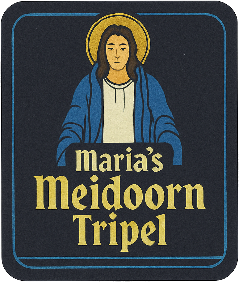 Etiket van Handels Hoop Maria Meidoorn Tripel