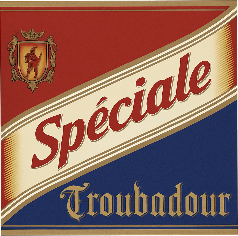 Etiket van Troubadour Speciale