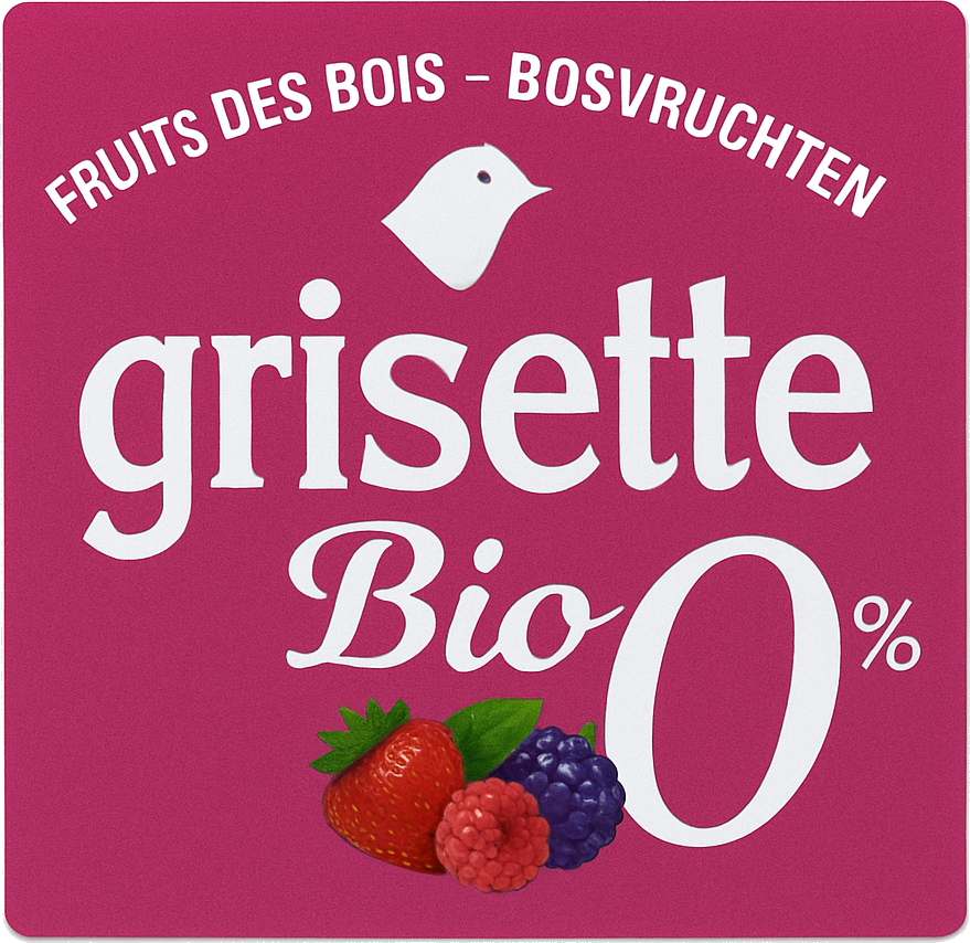 Etiket van Grisette Bio Bosvruchten