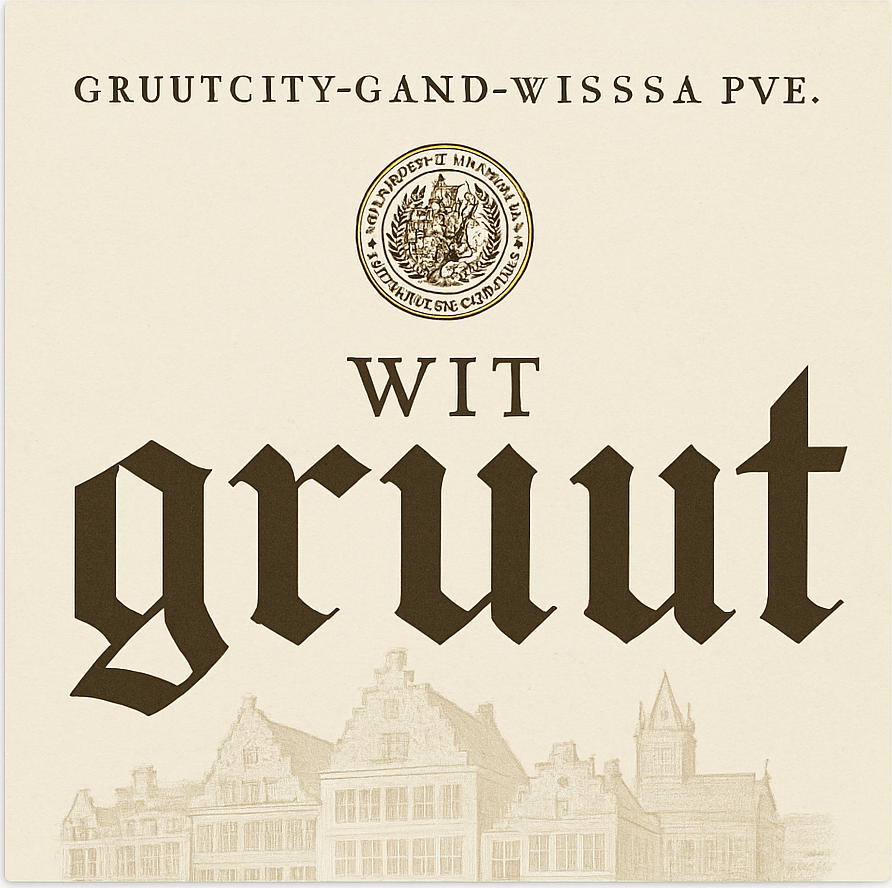 Etiket van Gruut Wit