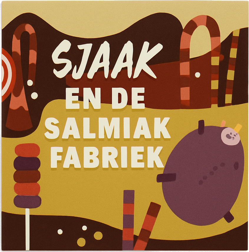 Etiket van Eleven Sjaak en de Salmiakfabriek