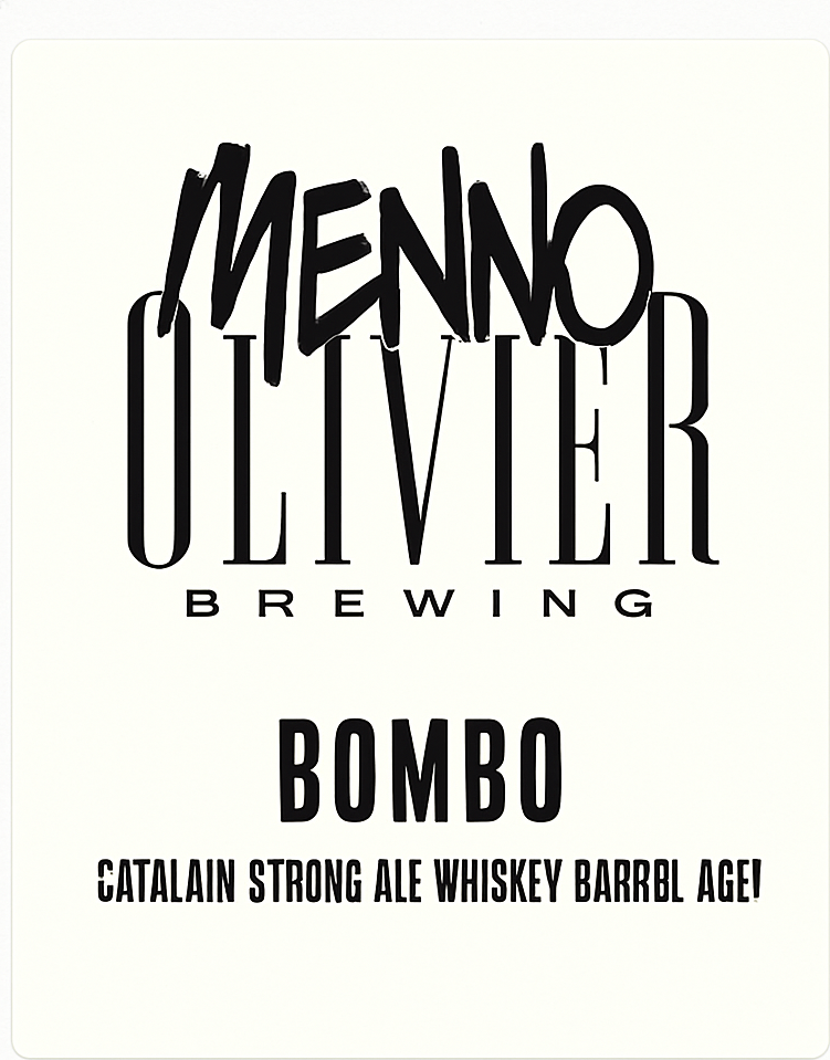 Etiket van Menno Olivier Bombo