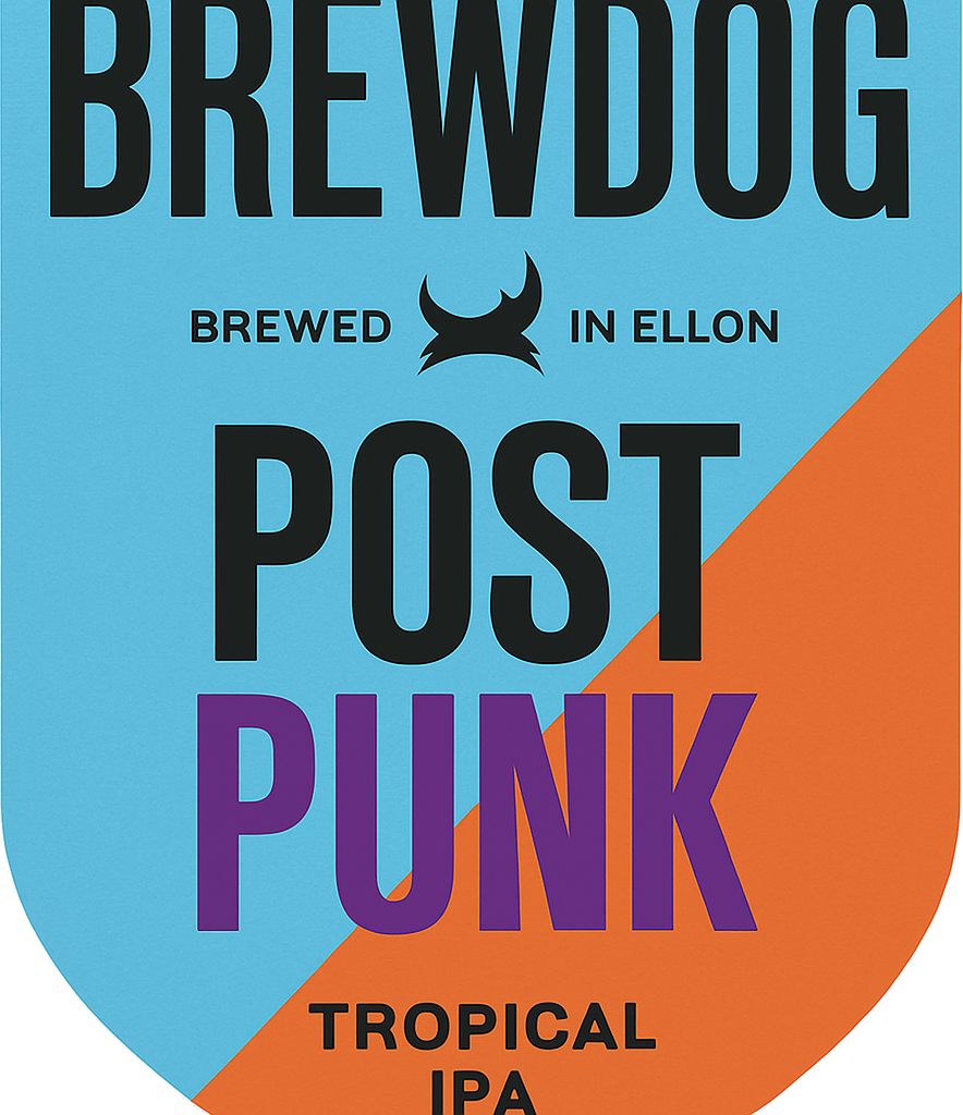 Etiket van Brewdog Post Punk