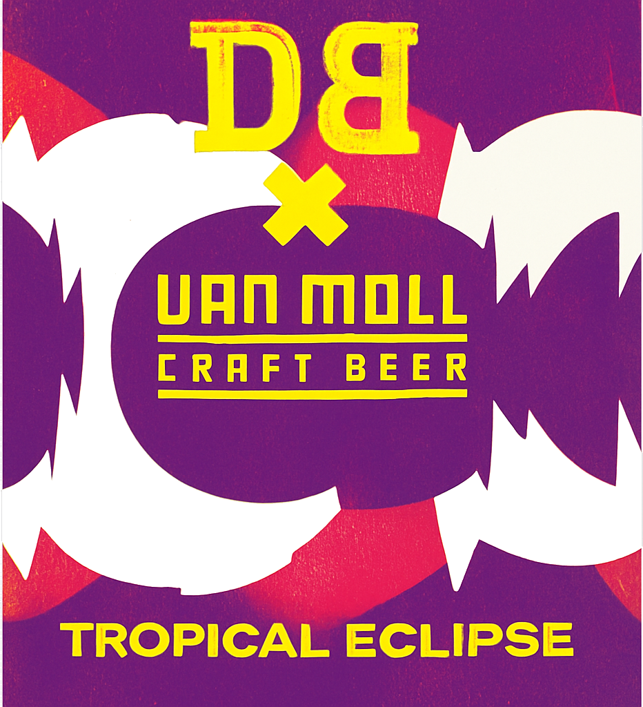 Etiket van DB x Van Moll Tropical Eclipse