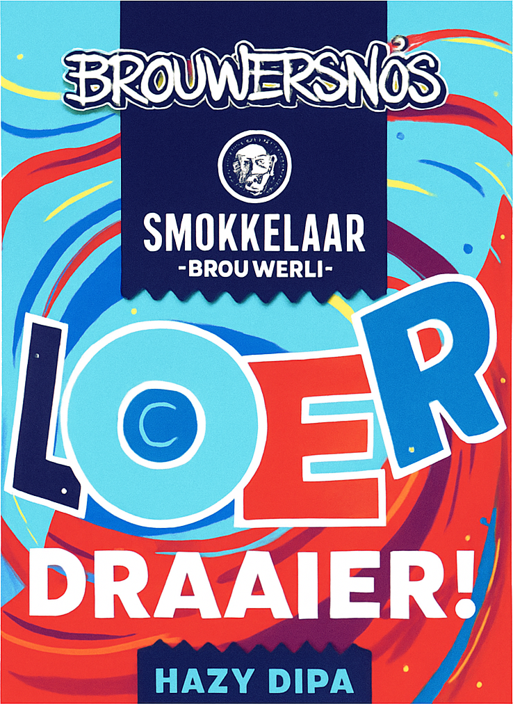 Etiket van Smokkelaar x Brouwersnös Loerdraaier
