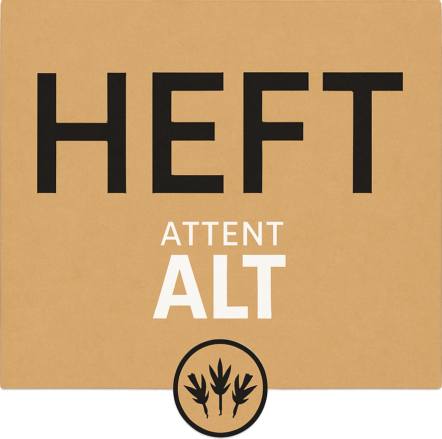 Etiket van Heft Attent Alt