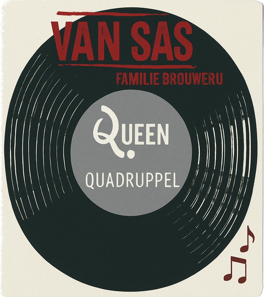 Etiket van Van Sas Queen