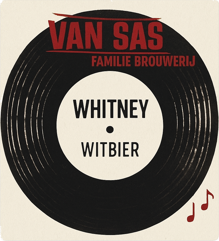 Etiket van Van Sas Whitney