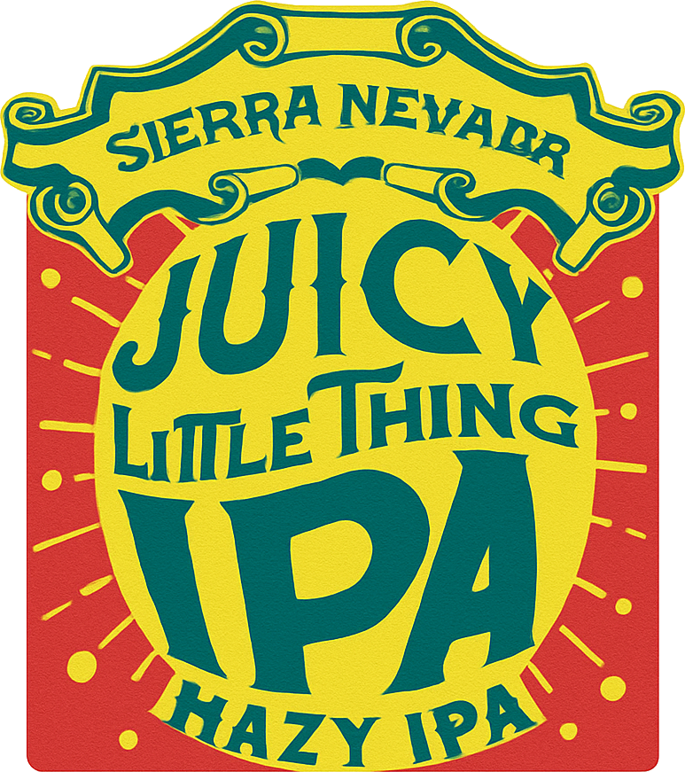 Etiket van Sierra Nevada Juicy Little Thing