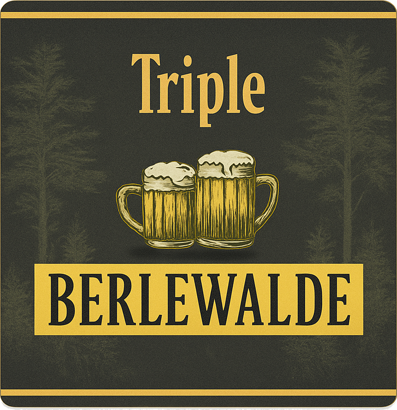 Etiket van Berlewalde Triple