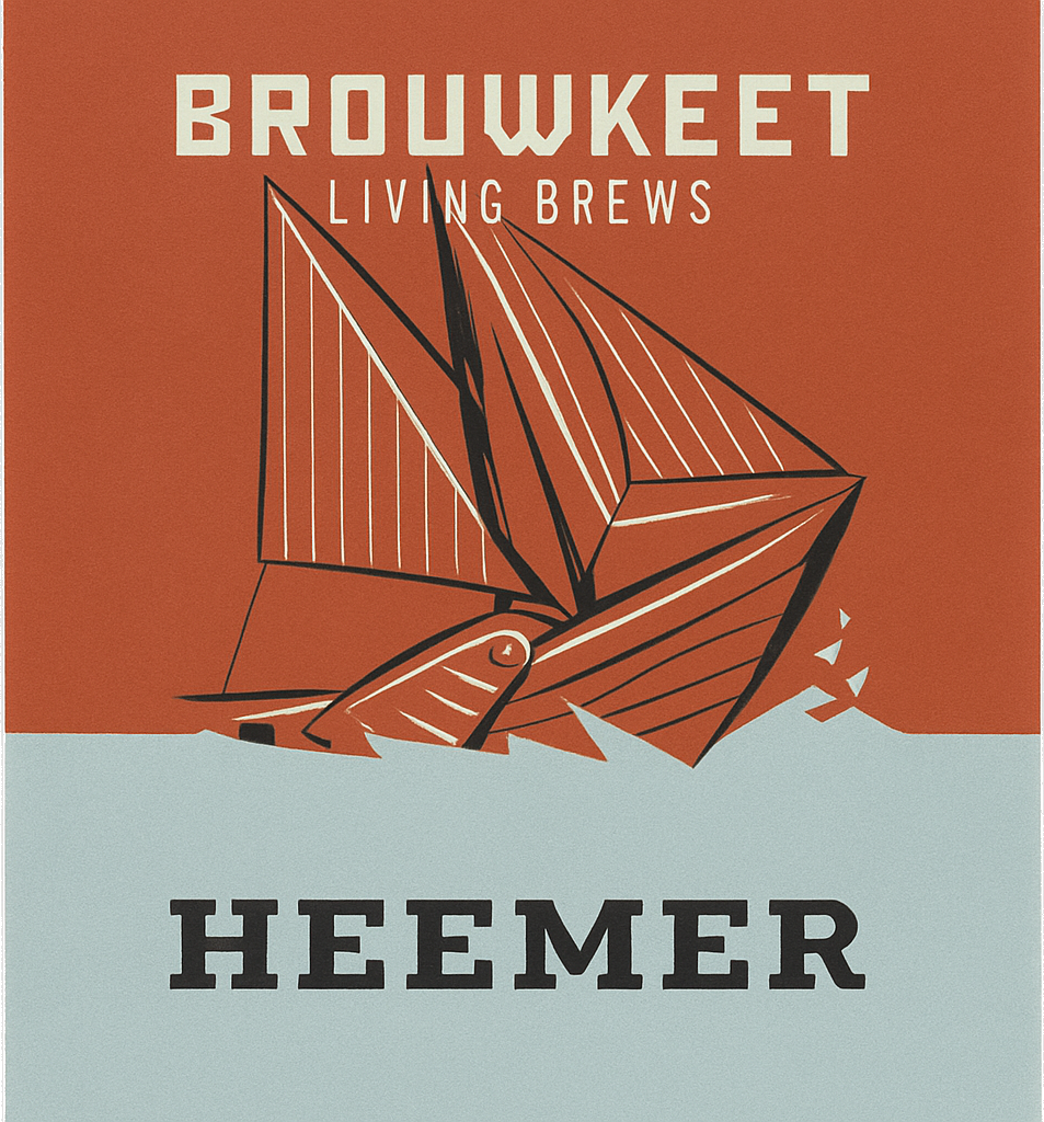 Etiket van Brouwkeet Heemer
