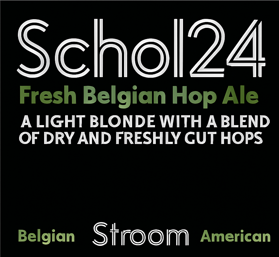 Etiket van Stroom Brouwers Schol24