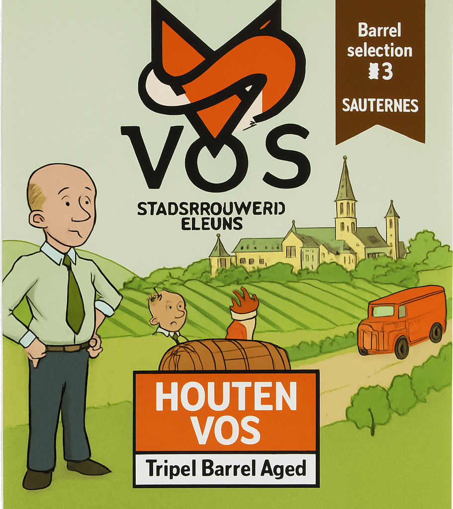Etiket van Houten Vos (Barrel Aged) #3