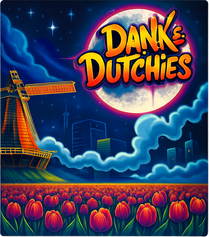 Etiket van Dankhouse x De Molen Dank & Dutchies