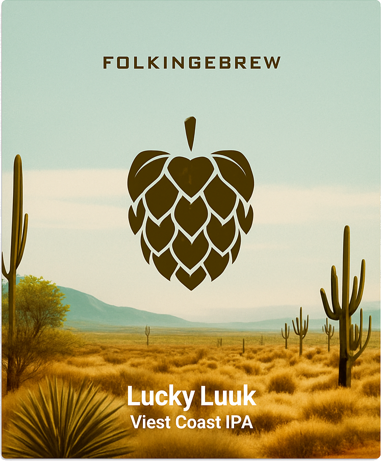 Etiket van Folkingebrew Lucky Luuk