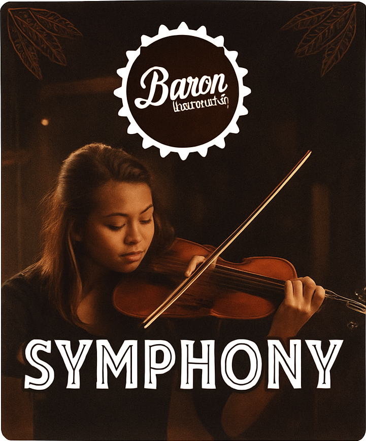 Etiket van Baron Symphony