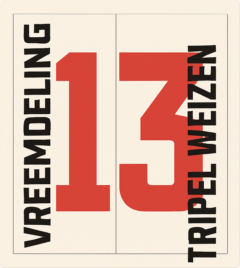 Etiket van Maallust Vreemdeling 13