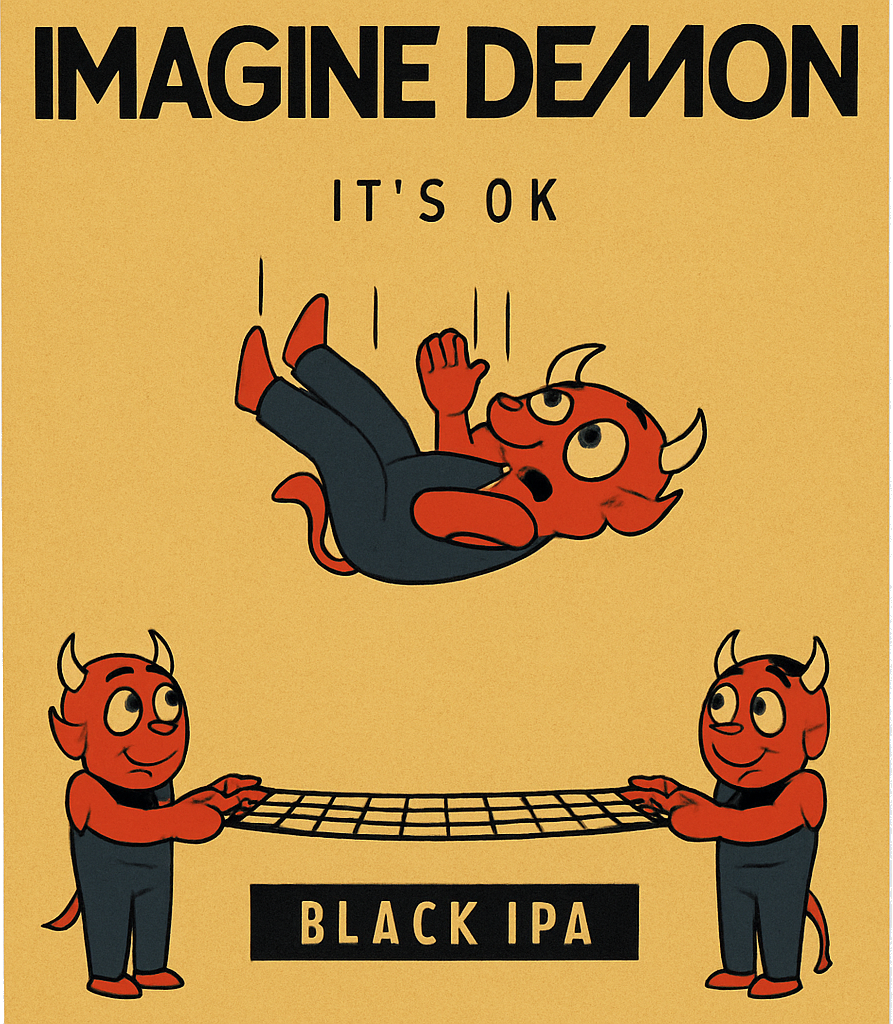 Etiket van Imagine Demons It's OK