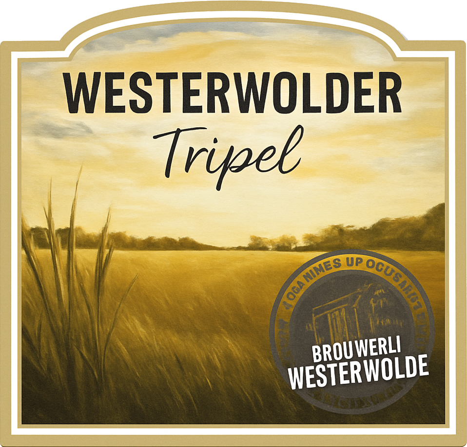 Etiket van Westerwolder Tripel