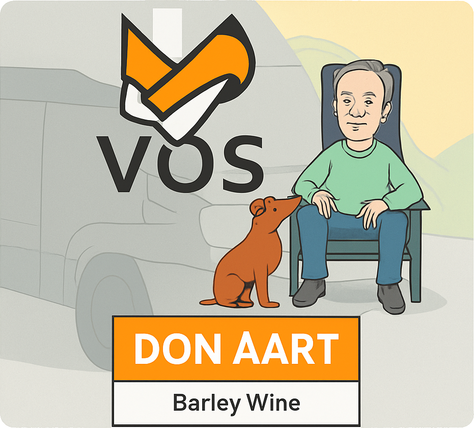 Etiket van Vos Don Aart
