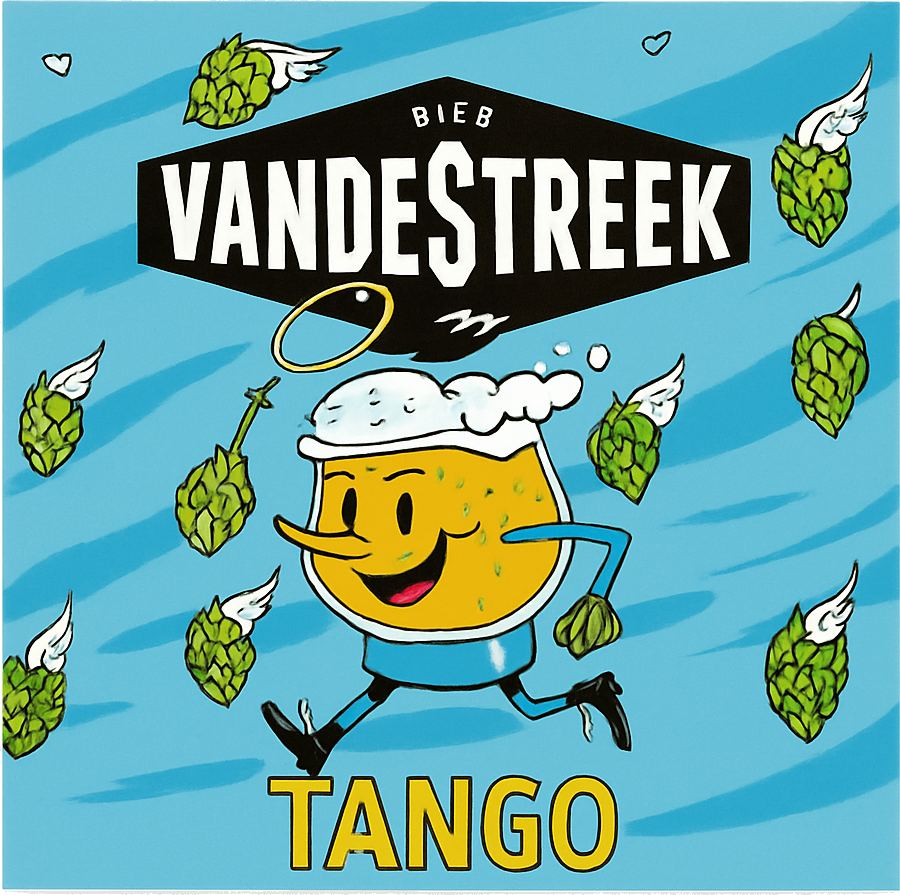 Etiket van vandeStreek Tango Fresh Hop East Coast IPA