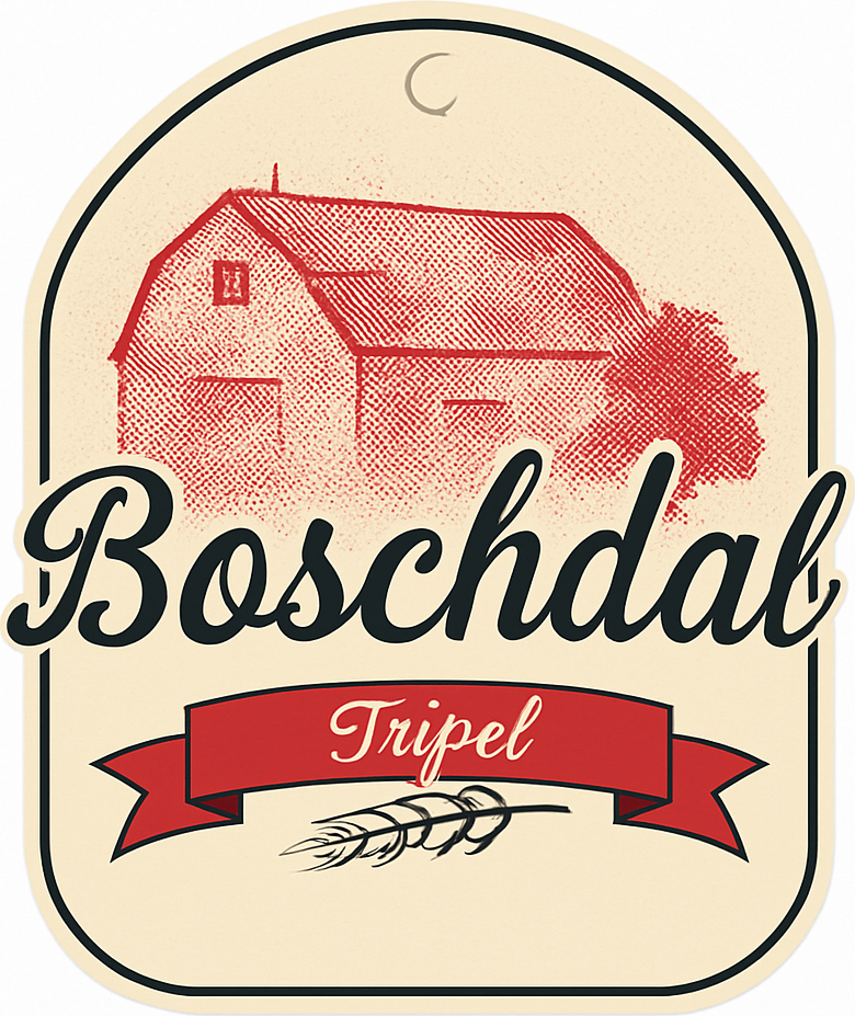 Etiket van Boschdal Tripel
