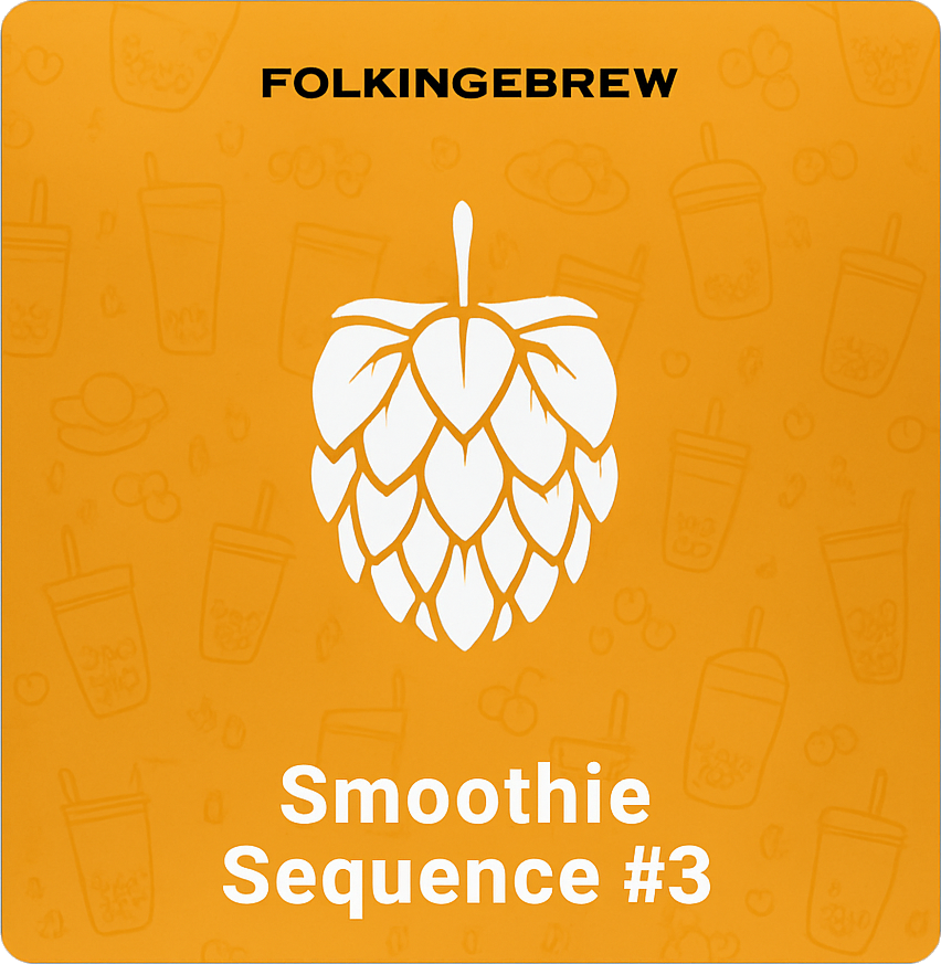 Etiket van Folkingebrew Smoothie Sequence #3: Mango & Pineapple