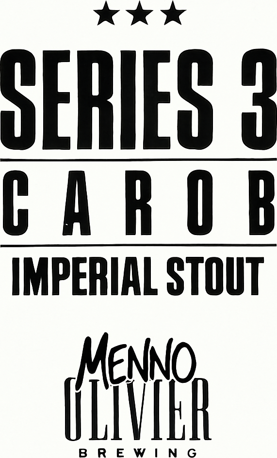 Etiket van Menno Olivier Series 3: CAROB
