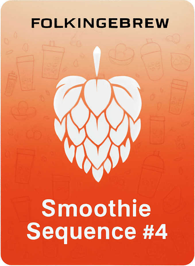 Etiket van Folkingebrew Smoothie Sequence #4: Papaya, Orange & Guava