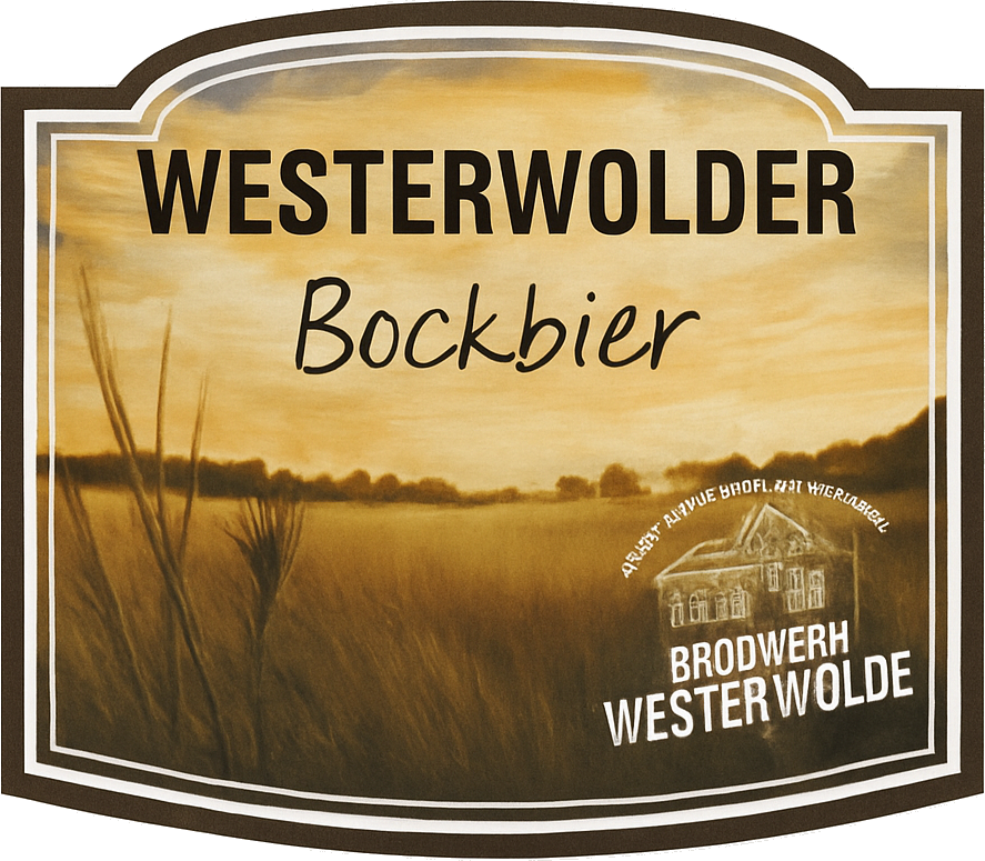Etiket van Westerwolder Bockbier