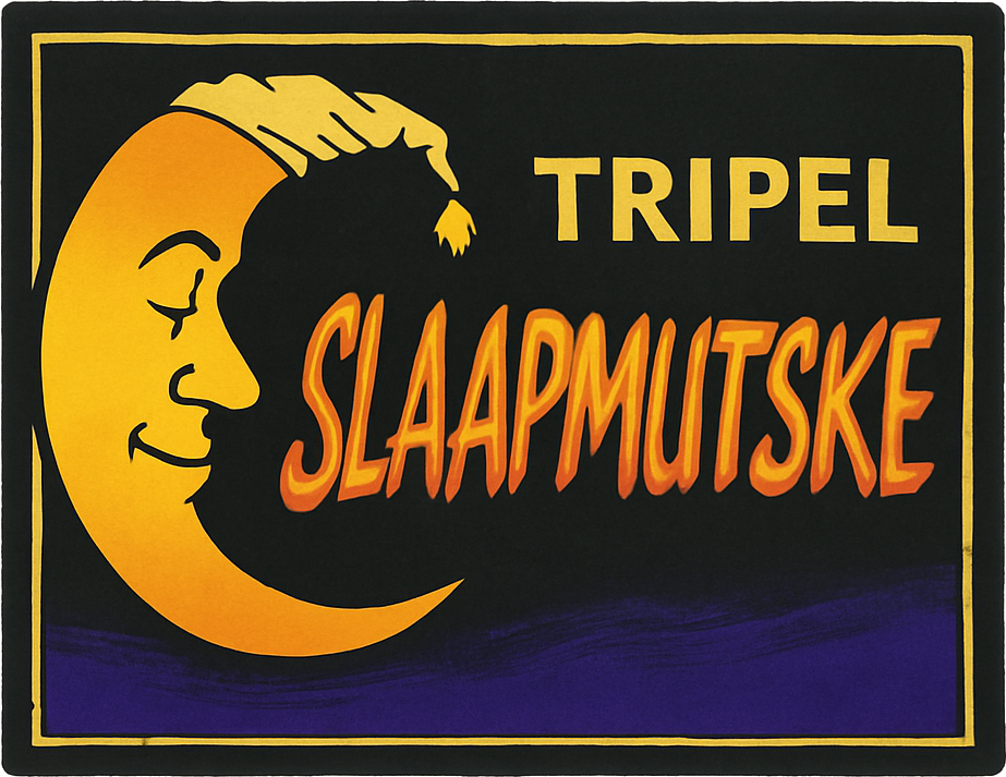 Etiket van Slaapmutske Tripel
