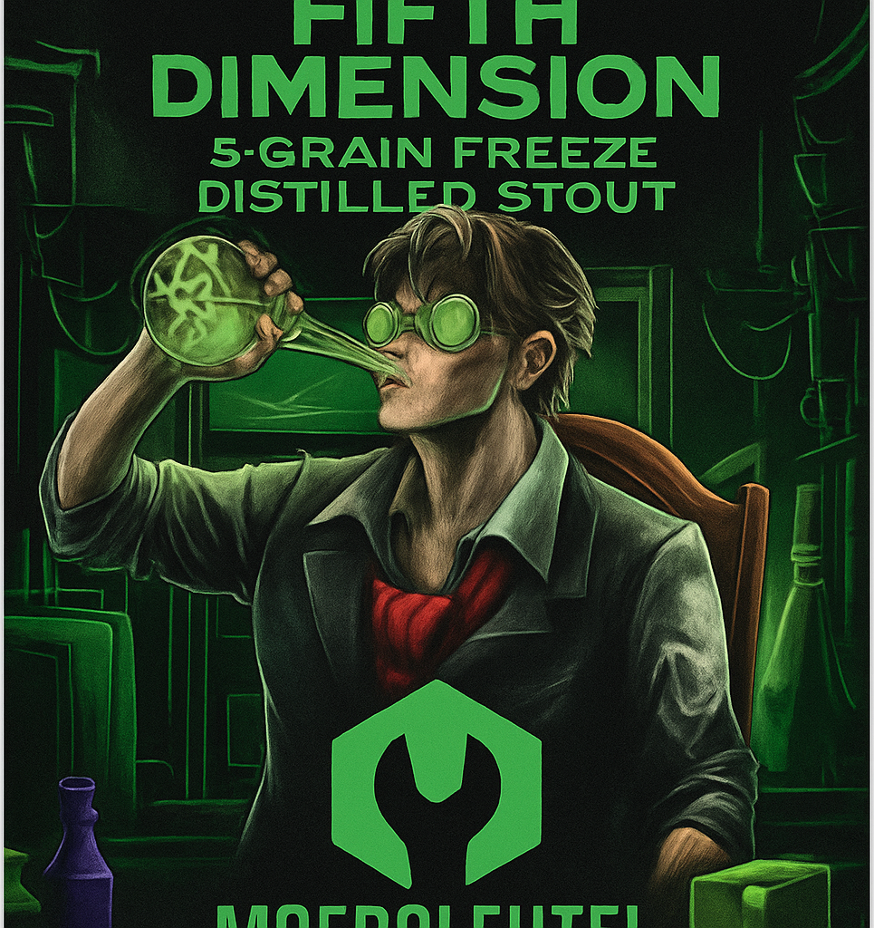 Etiket van Moersleutel Fifth Dimension