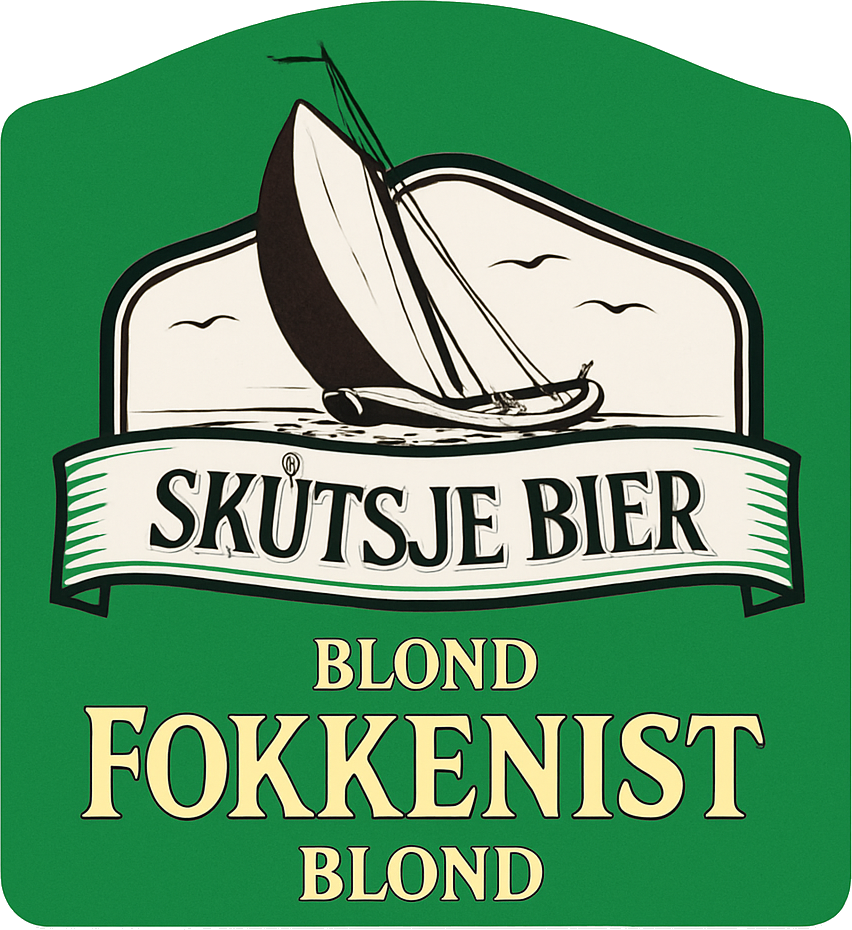 Etiket van Noorderbier Skûtsjebier Fokkenist