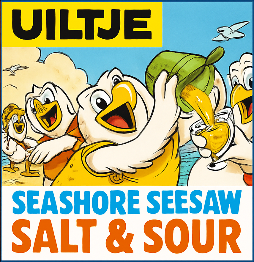 Etiket van Uiltje Seashore Seesaw Salt & Sour