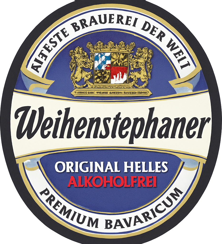 Etiket van Weihenstephaner Original Helles Alkoholfrei