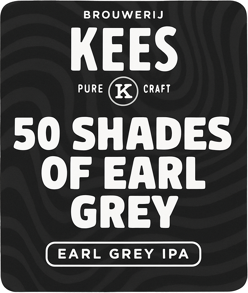 Etiket van Kees 50 Shades Of Earl Grey