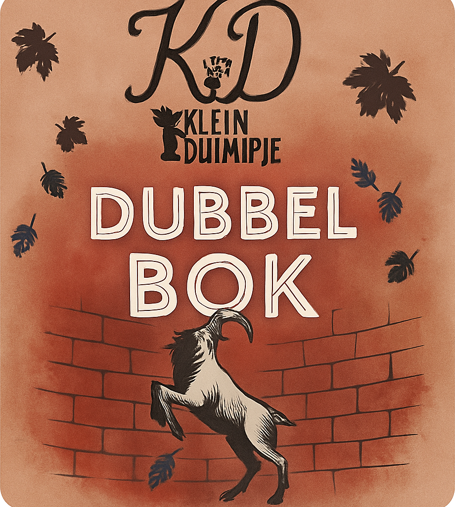 Etiket van KD Dubbelbok
