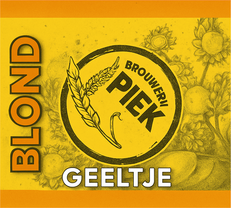 Etiket van Piek Geeltje