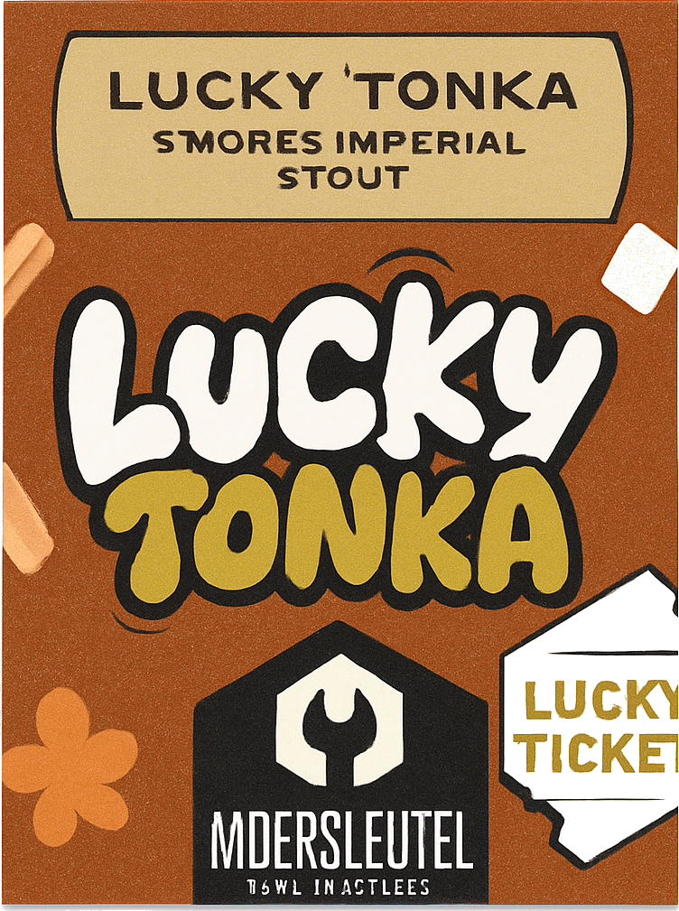 Etiket van Moersleutel Lucky Tonka s'Mores