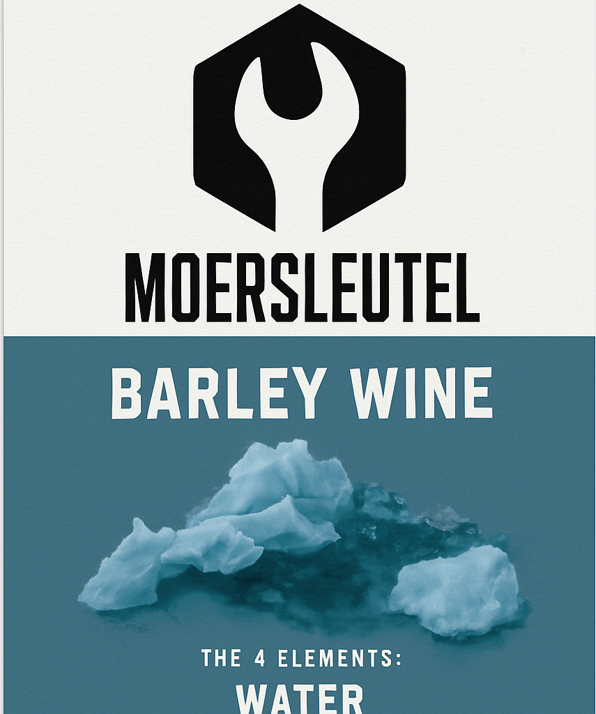 Etiket van Moersleutel Water